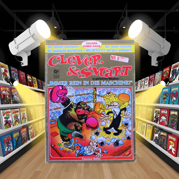 Clever & Smart Nr. 9 (Immer rein in die Maschine!) | Comic-Album | 3. Auflage mit Goldcover | Condor 1990